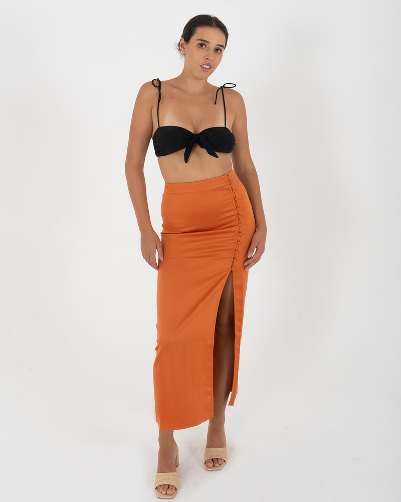 Avery Multi-tie Bikini Top - Black base(Black tie)