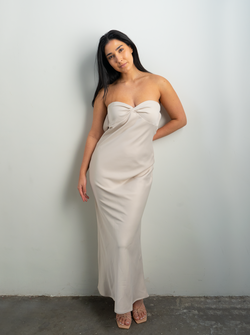 Jupiter Maxi Dress- Beige