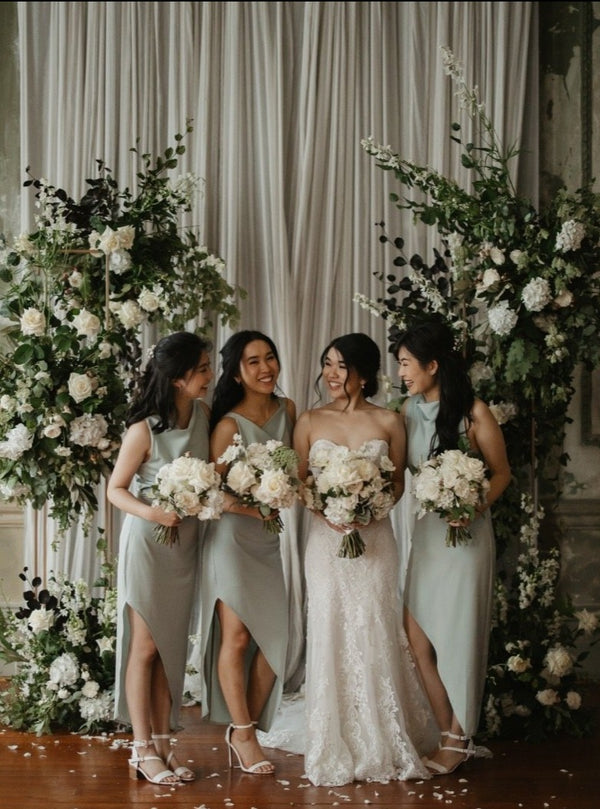 Ethereal Multi-Tie Dress - Sage