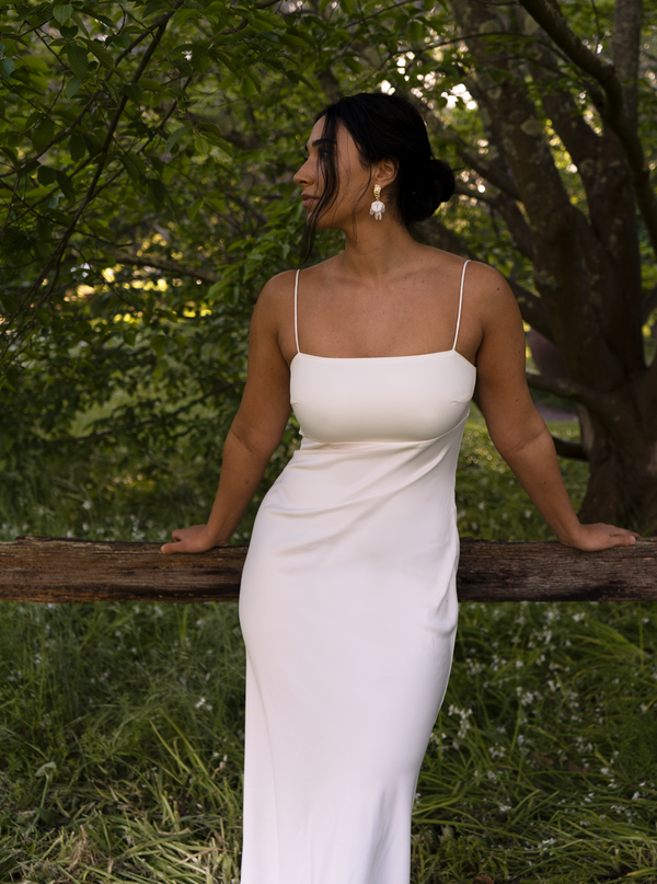 Aurora Maxi Dress- White