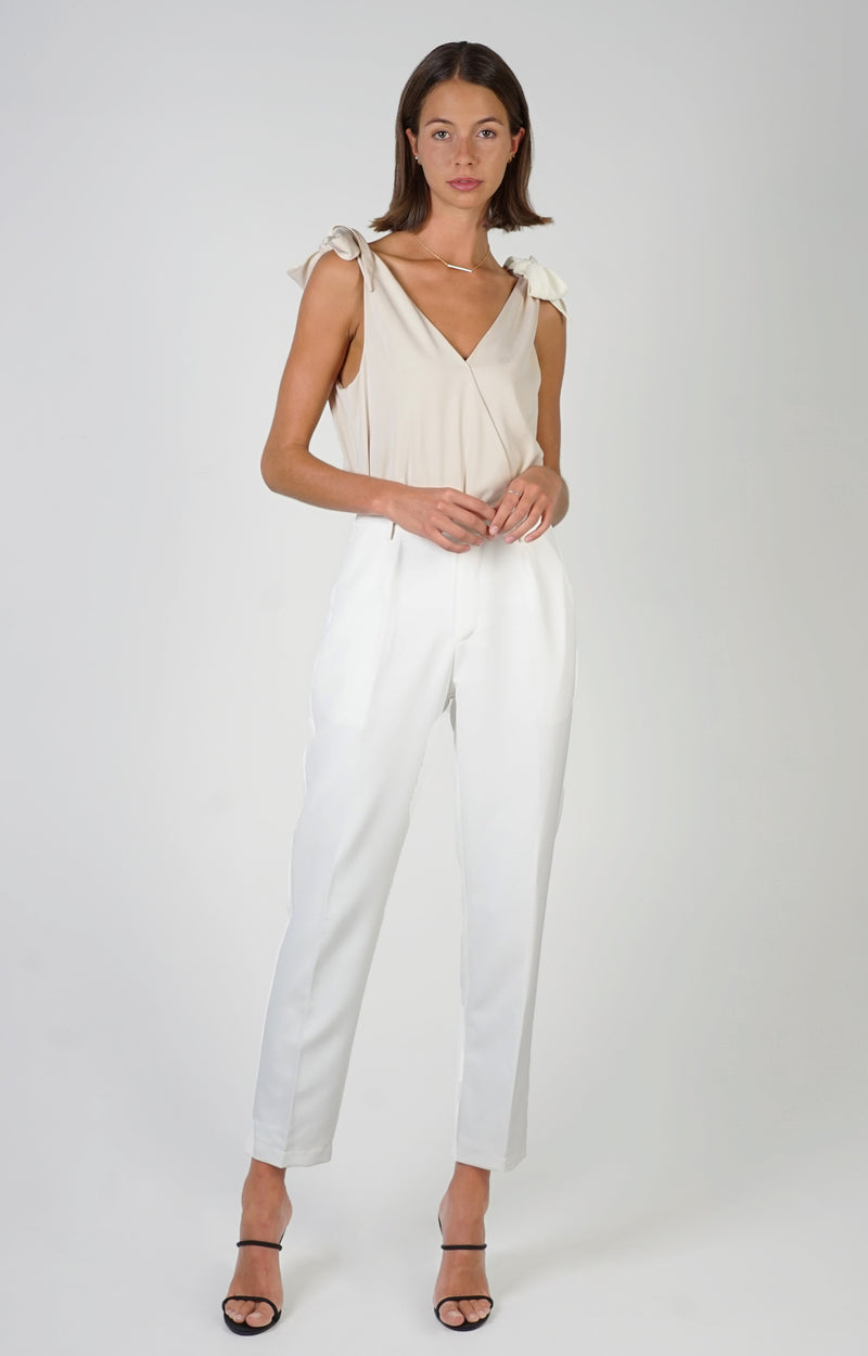 Double Knot Bodysuit- Nude