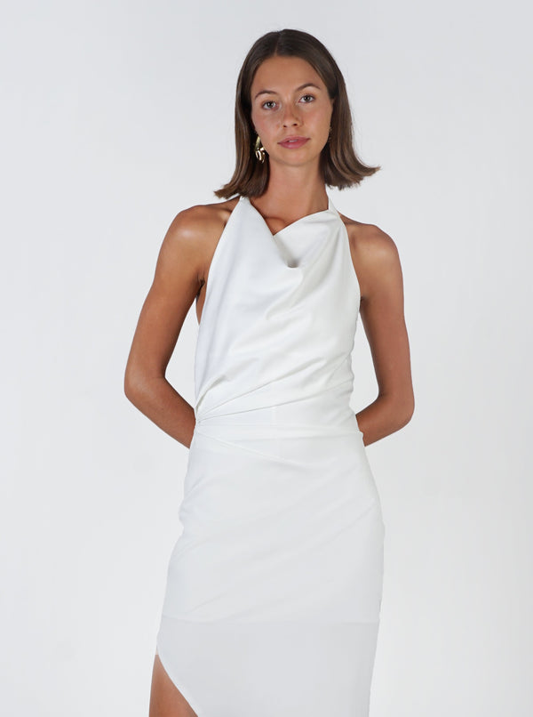 Ethereal Multi-Tie Dress - White