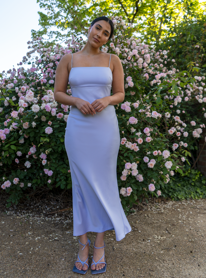 Aurora Maxi Dress Periwinkle Lydan The Label