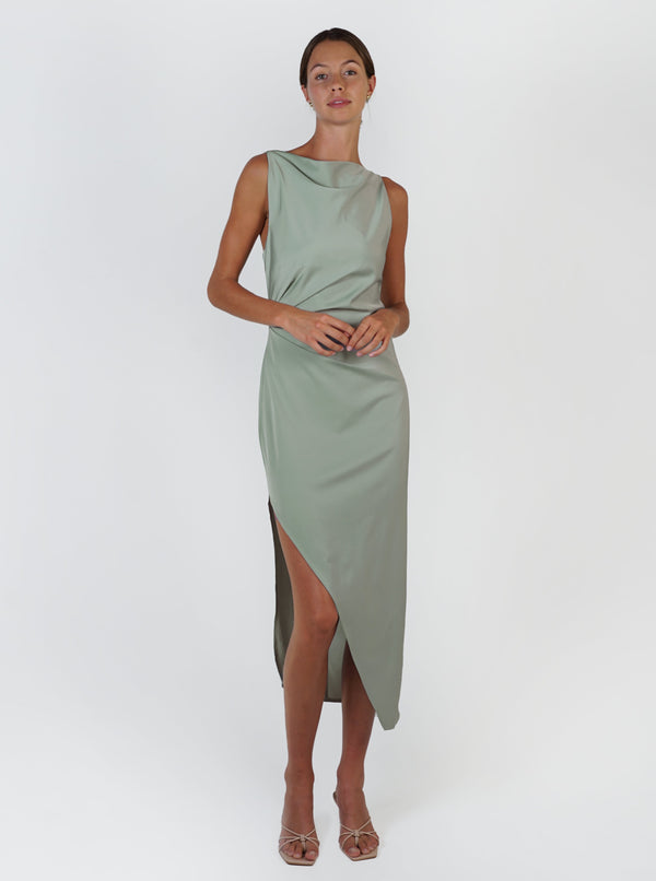 Ethereal Multi-Tie Dress - Sage